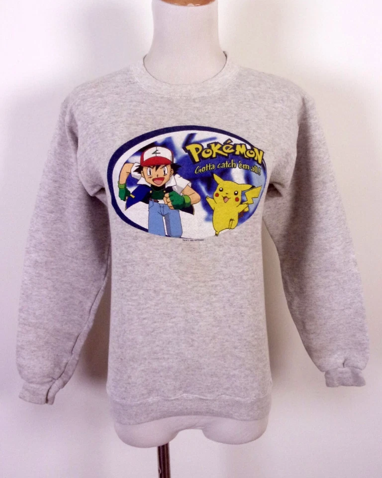Sudadera Pokemon Pikachu Gotta Catch Em All Youth L vintage años 90 nintendo 1999 Foto 1 de 4