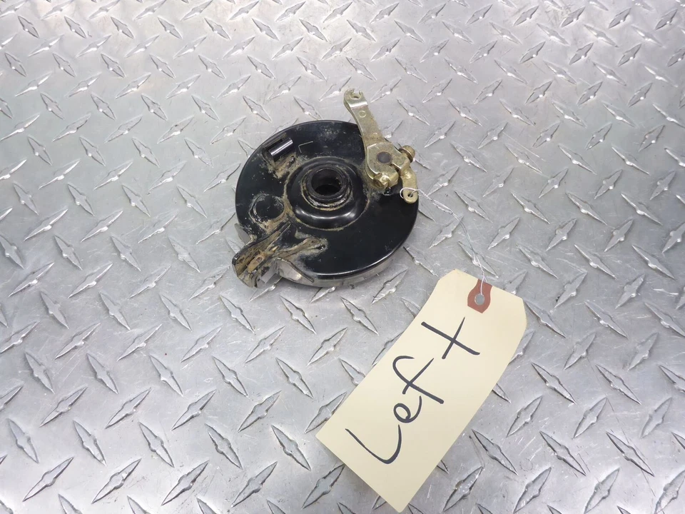 03 Arctic Cat 50 50cc ATV Freno Delantero Izquierdo Tambor Conjunto Pastillas Zapatas Muelle Foto 1 de 4