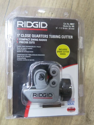 ⚡️ RIDGID 101 40617 *  1/4” to 1-1/8” Close Quarters Tubing Cutter - Image 1 of 3