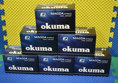 Carrete de arrastre contador Okuma Magda Pro Line con viaje automático MA15DX PAQUETE DE 6 Foto 1 de 4