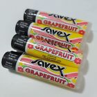 4Pc Savex Lip Balm Stick For Dry Chapped Lips Each 0.15Oz / 4.2G - Grapefruit