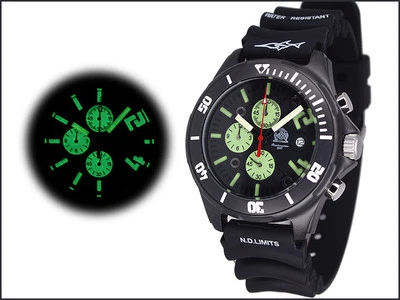 German Chronograph Combat-Diver 20bar WR DEEP-SEA T-0242 - Image 1 of 4