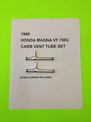 Honda Magna 1986 VF 700 CC CNC conjunto de tubos de gas combustible ventilación carburador Foto 1 de 2