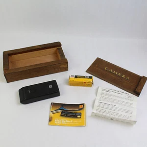 Vtg Kodak Tele-Ektra 2 Film Camera W/ Film Manual And Handmade Storage Box - Picture 1 of 5