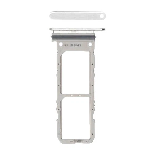 Genuine Samsung Galaxy Note10/N970F Sim Card Holder In Aura White PN:GH98-44525B - Image 1 of 1