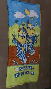 Vintage Bananas In Pyjamas Sleeping Bag 1996 ABC Kids Single - Picture 1 of 3