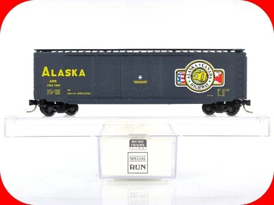 N Scale **ALASKA CANADA HIGHWAY** Box Car ARR #1942-1992 - Micro Trains **RARE - Image 1 of 4