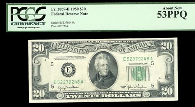 United States 20 Dollars 1950 PCGS 53PPQ Banknotes - Image 1 of 2