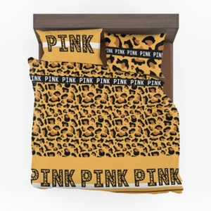Juego de cama Victoria’s Secret estampado leopardo rosa. Juego de cama 2025 - Imagen 1 de 1