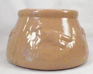 Nelson McCoy Dog Dish Tan Stoneware Hunting Dog in Grass Vintage 1930s As Is - Picture 1 of 8