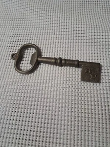 Vintage Schwermetall Skelett/Gefängnis Schlüssel Kronkorkenöffner, BF Vogel/Kompass - Bild 1 von 13