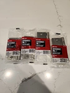 Lot Of (4)Everbilt 3 1/2" Door Hinge Satin Nickel Finish 207 330 - Picture 1 of 2