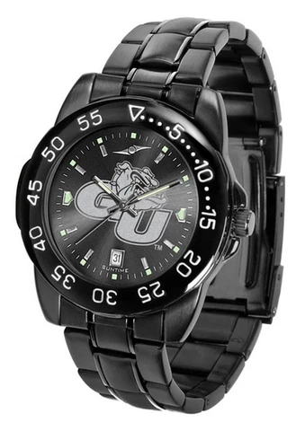 Men's Gonzaga University Bulldogs Black Watch Fantom Black Steel Cover