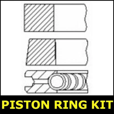 Piston Ring Kit Fits SKODA SUPERB YETI 3T 3V 1.8 2.0 3T4 3T5 3V3 3V5 5L 00006RP - Image 1 of 3