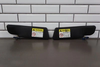 Par de parasoles diestros y diestros 99-05 Mazda Miata NB descoloridos OEM *Ver fotos* Foto 1 de 4