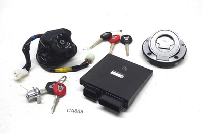 Yamaha YZF R6 RJ27 Schlosssatz CDI ECU Lockset 2017-2020 Key Set Zündschloss BN6 - Bild 1 von 4
