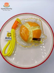 Pudding Brötchen zerdrückbares Spielzeug - weiches Silikonbrot, Kawaii Stressabbau Geschenk - Bild 1 von 3