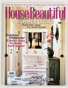 2005 Jun HOUSE BEAUTIFUL Summer Living SUNLIT ROOMS Outdoor Makeovers DESIGNERS - Picture 1 of 6