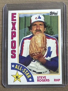Steve Rogers 1984 Topps Montreal Expos BASEBALL CARD#394 NRMT PITCHER - Picture 1 of 2