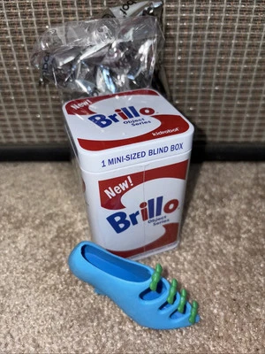 Kidrobot Andy Warhol Mystery Object Blue Shoe With Brillo Box - Image 1 of 3
