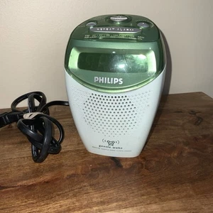 Philips 22F8 Reloj Despertador Doble Radio Verde Suave Despertador - Imagen 1 de 5