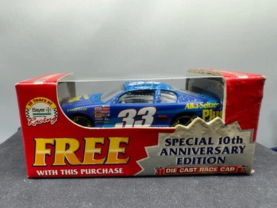 Coche Team Caliber NASCAR 1/64 diecast #33 Alka Seltzer Plus Tony Raines 2002 nuevo en paquete Foto 1 de 4