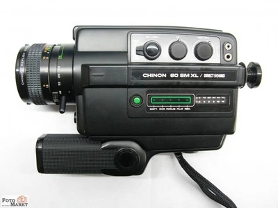 Super-8 Filmkamera Chinon 60 SM XL Zoom-Objektiv 1:1,2 / 8-48 mm lens S8-Kamera - Bild 1 von 4