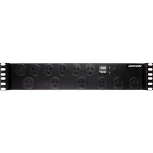 JACKSON RAC1200 19" Rack Mount 12Way Power Board + 2Ru 19� Rack Mounted 19" RACK - Picture 1 of 1