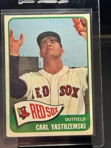 Carl Yastrzemski Red Sox Card #385 1965 Topps - Picture 1 of 2