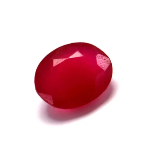 Oval Cut Certified Loose Gemstone Natural Red Bixbyite Beryl 5.80 Ct Custom Free - Picture 1 of 9