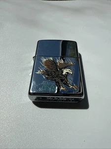 Weißkopfseeadler im Flug Zippo Winddicht Feuerzeug - ohne Box Neu - Personalisiert - Bild 1 von 11