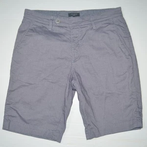 Ted Baker 9" Stretch Baumwolle grau Oxford Freizeit Shorts Gr. 32 - Bild 1 von 4