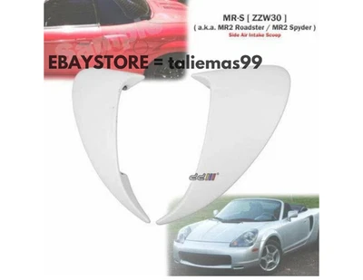 Cenefa de ventilación de cuchara de admisión de aire lateral para Toyota MR2 Spyder ZZW30 2000-2006 FRP Foto 1 de 4