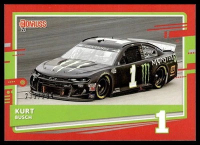 2021 Donruss Red Kurt Busch 233/299 #41 - Image 1 of 2