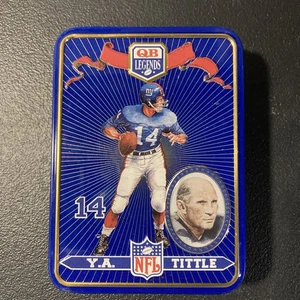 NFL QB Legends #14 Y.A.TITTLE Collectible 2 Deck Playing Cards w/ Tin - Bild 1 von 3