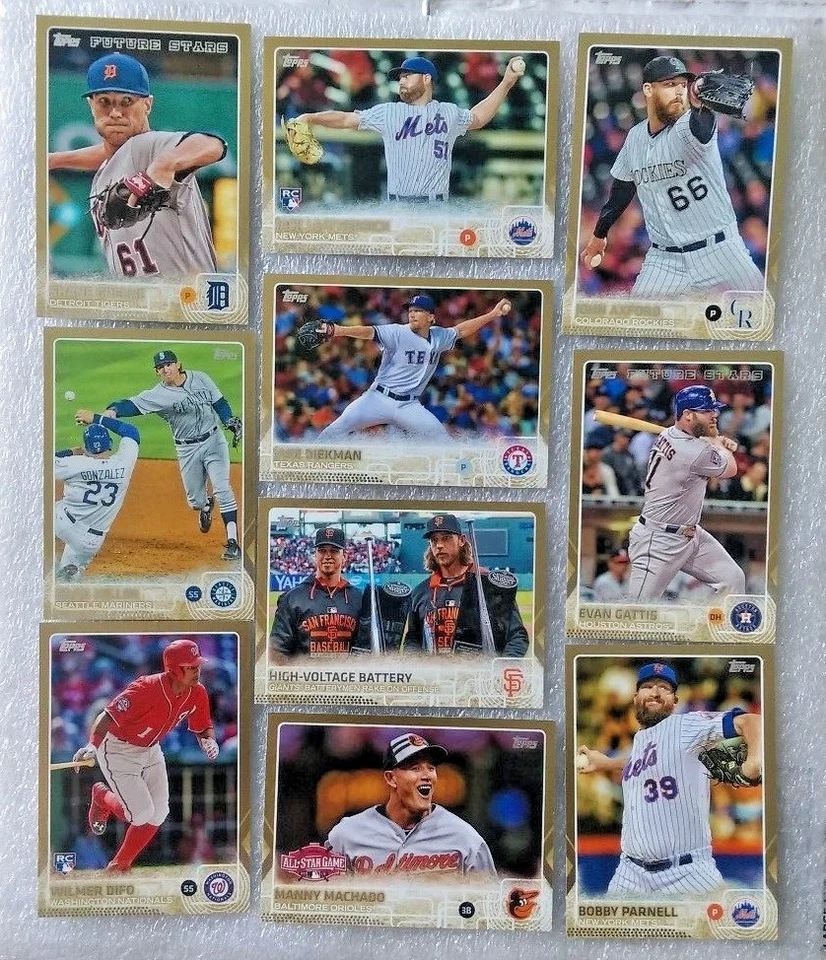 2015 TOPPS UPDATE SERIES GOLD PARALLEL US1 TO US200 /2015 COMPLETE YOUR SET. - Image 1 of 1
