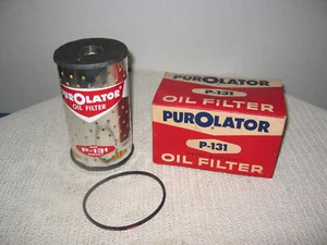 Vintage Purolator Oil Filter P-131 Chevrolet V-8 1956-1957 Chevy PM-11 - Picture 1 of 5