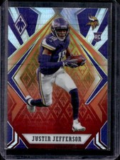 2022 Phoenix Justin Jefferson Fire Burst Rookie Card RC #111 Vikings