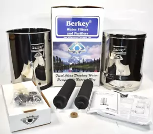 Berkey Royal Wasserfilter Filtersystem 3 Gallonen Edelstahl NEU geöffnet LESEN - Bild 1 von 21