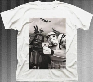 Star Wars StormTrooper Darth Vader JEDI Selfie Australia Sydney  t-shirt OZ9773 - Picture 1 of 3