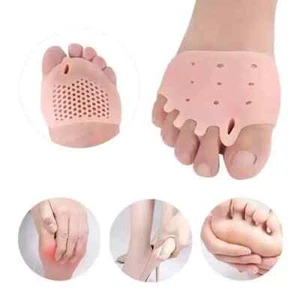 Silicone Gel Orthotic Toe Straightener Separator Hammer Bunion Corrector Relief - Picture 1 of 9