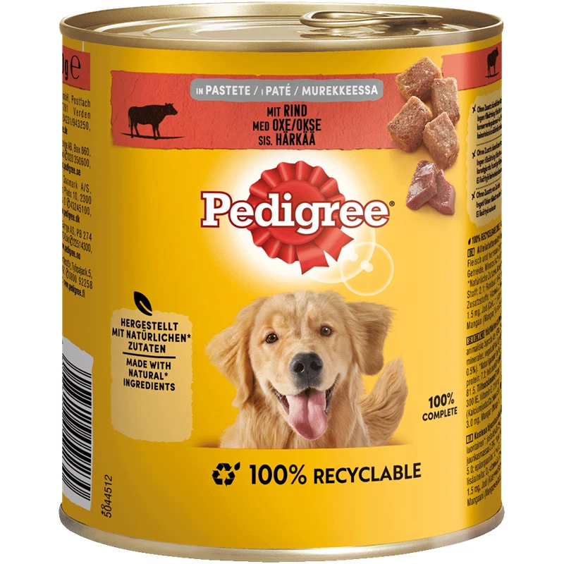 Pedigree Dose Rind in Pastete 24 x 800g - Bild 1 von 1