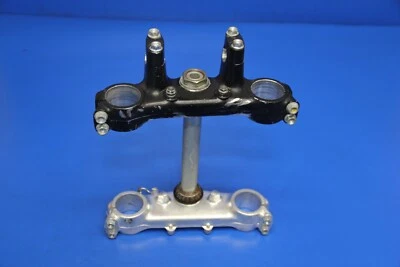 86-00 XR600R XR 600R 1999 vástago de dirección triple árbol soporte de abrazadera inferior superior Foto 1 de 4
