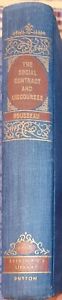 The Social Contract and Discourses by J. J. Rousseau 1950 Hardcover