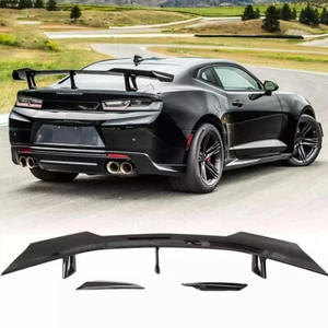 Fits 16-23 Chevy Camaro RS SS ZL1 Gloss Black Rear Trunk Wing Spoiler 1LE Style - Foto 1 di 11