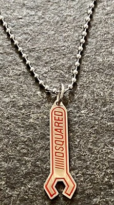 DSQUARED S/S 2008 RACE NECKLACE HALSKETTE COLLIER HALSBAND COKER KETTE schlüssel - Изображение 1 из 3