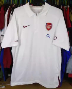 ARSENAL 2005 NIKE FOOTBALL SOCCER POLO SHIRT JERSEY TOP LARGE - Picture 1 of 7