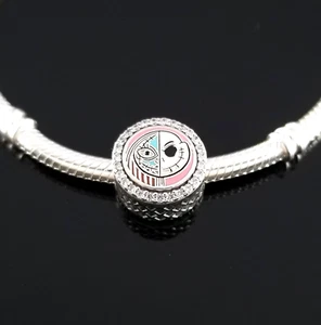 New PANDORA Disney Nightmare Before Christmas Jack Sally Bead Charm - Picture 1 of 2