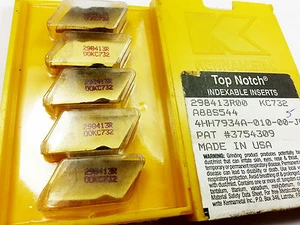 Kennametal 298413R00 KC732 Carbide Grooving Inserts (QTY 5 Inserts) (N 149) - Picture 1 of 1
