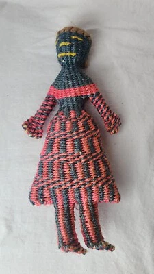 Juguete de sonajero étnico hecho a mano para bebé nuevo hilo de sisal nuevo regalo Foto 1 de 4